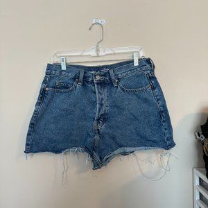 Old Navy High Waisted Sky High A Line Denim Shorts size 12
